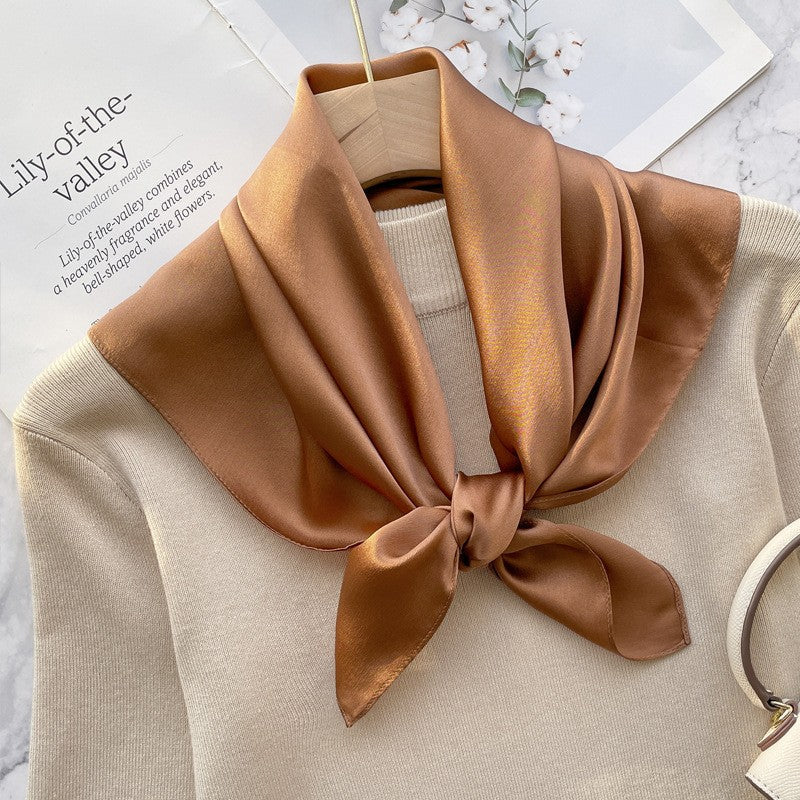 Aurelia Luxe Silk Square Scarf