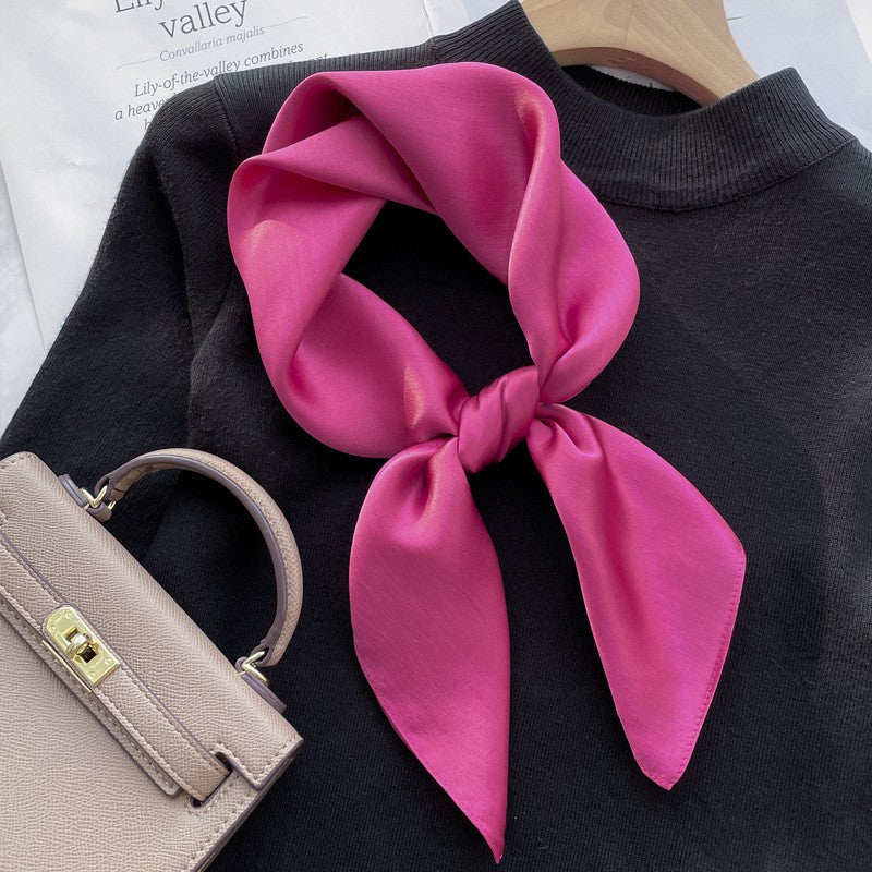 Aurelia Luxe Silk Square Scarf