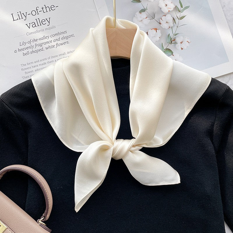 Aurelia Luxe Silk Square Scarf