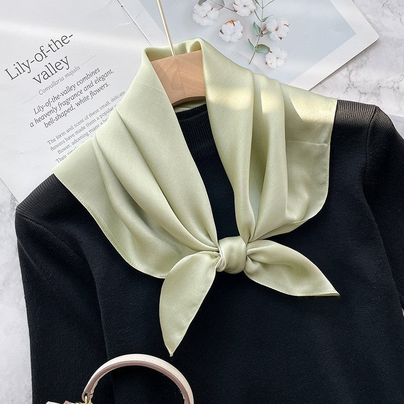 Aurelia Luxe Silk Square Scarf