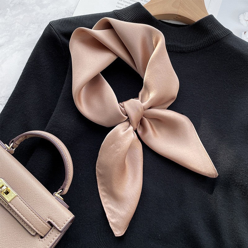 Aurelia Luxe Silk Square Scarf