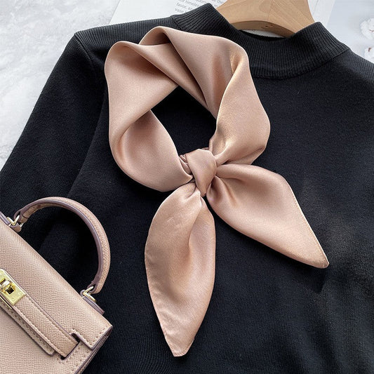 Aurelia Luxe Silk Square Scarf