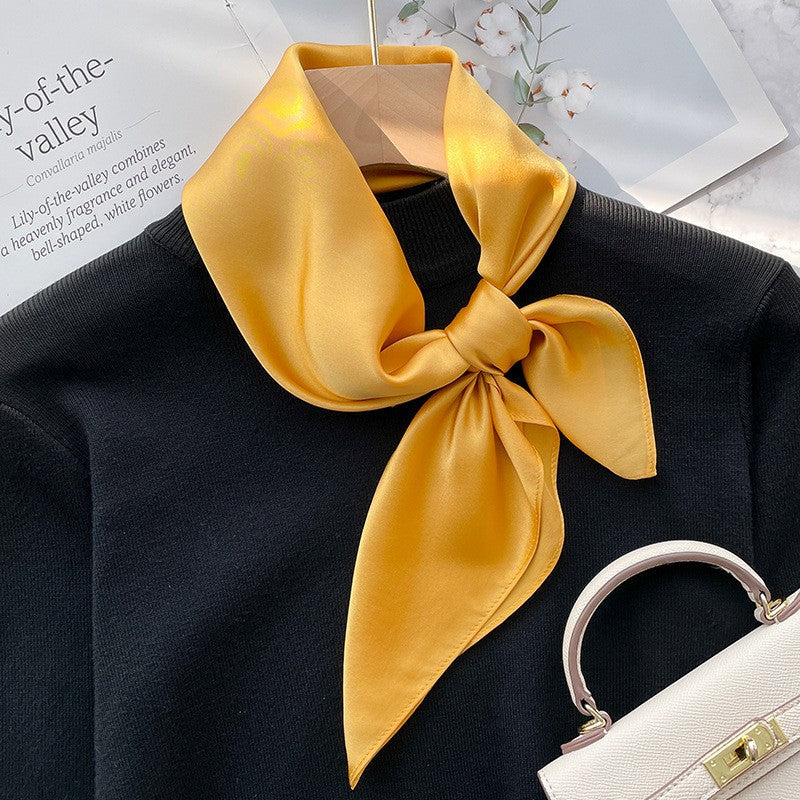 Aurelia Luxe Silk Square Scarf