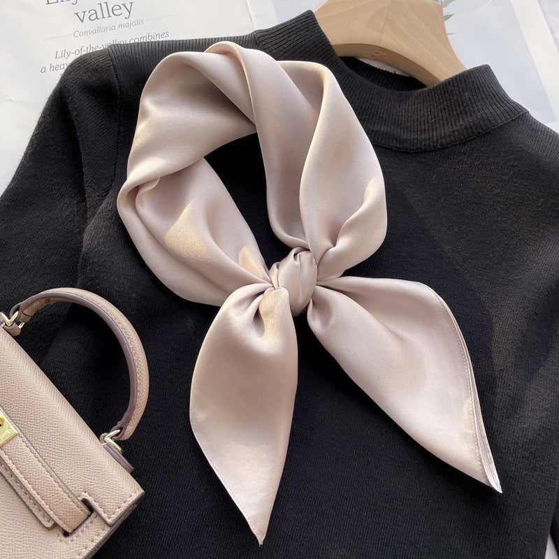 Aurelia Luxe Silk Square Scarf