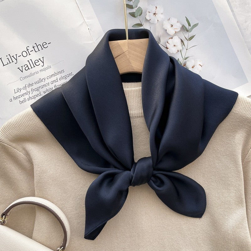 Aurelia Luxe Silk Square Scarf