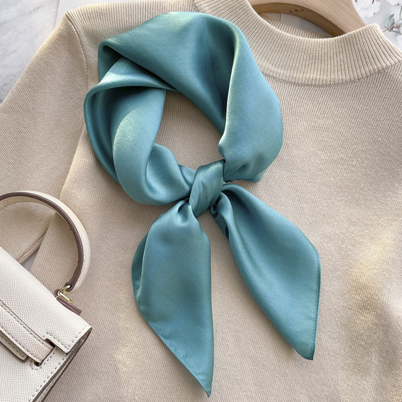 Aurelia Luxe Silk Square Scarf