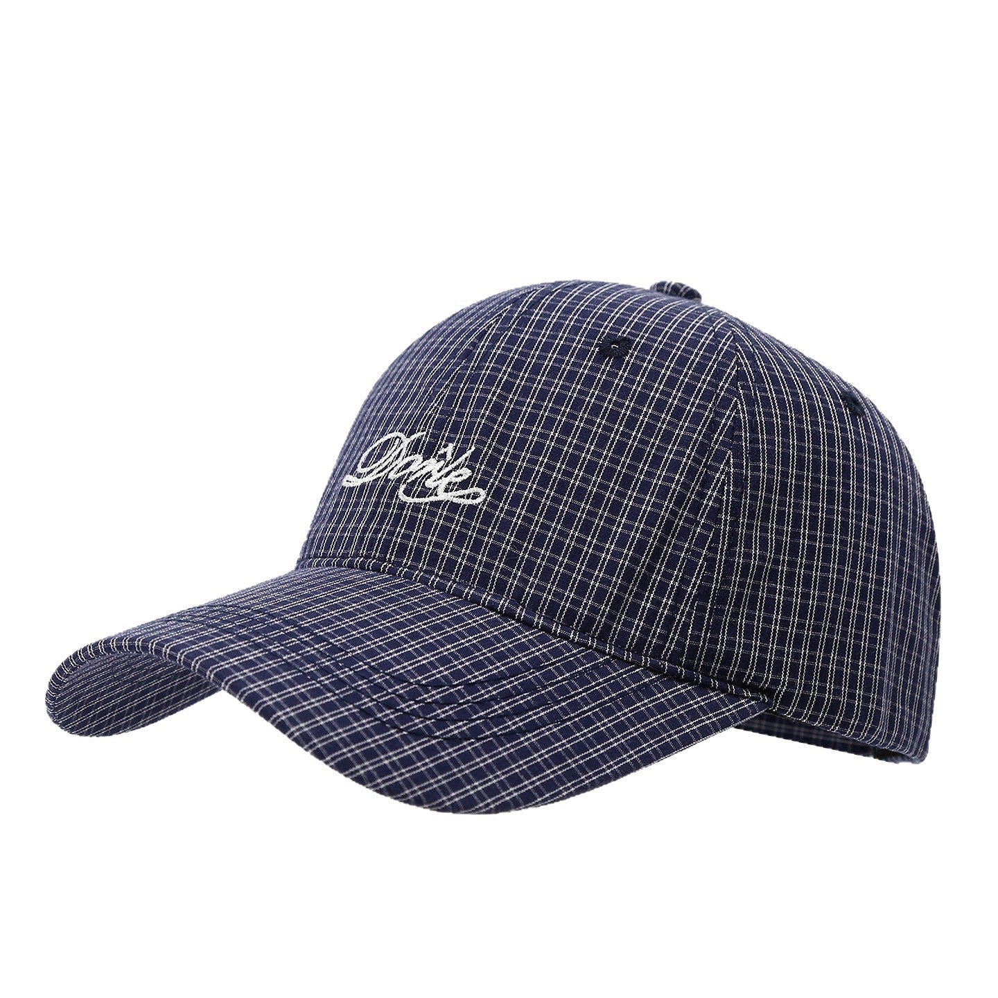 Kaia Plaid Dome Peaked Cap