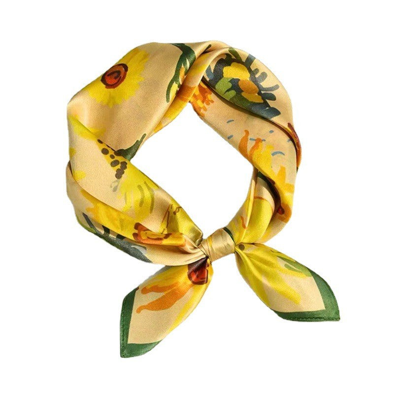 Liora Pure Silk Square Scarf