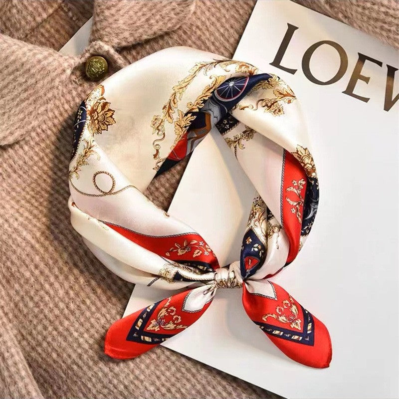 Liora Pure Silk Square Scarf