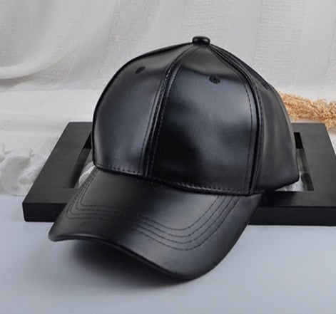 Liora Retro Leather Baseball Cap