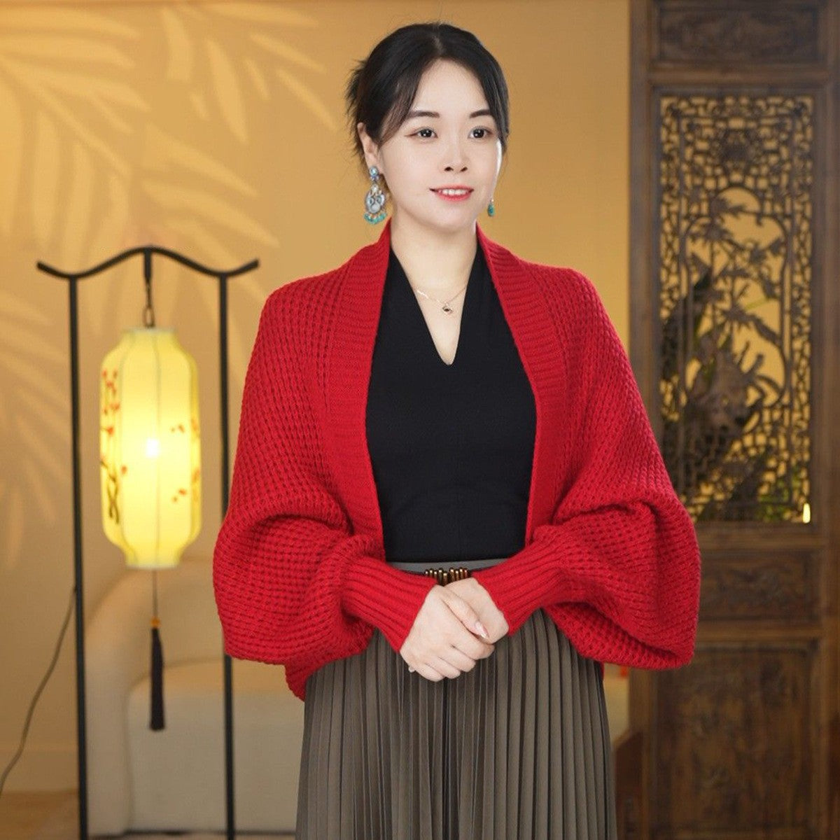 Seraphina Tassel Accent Loose Shawl