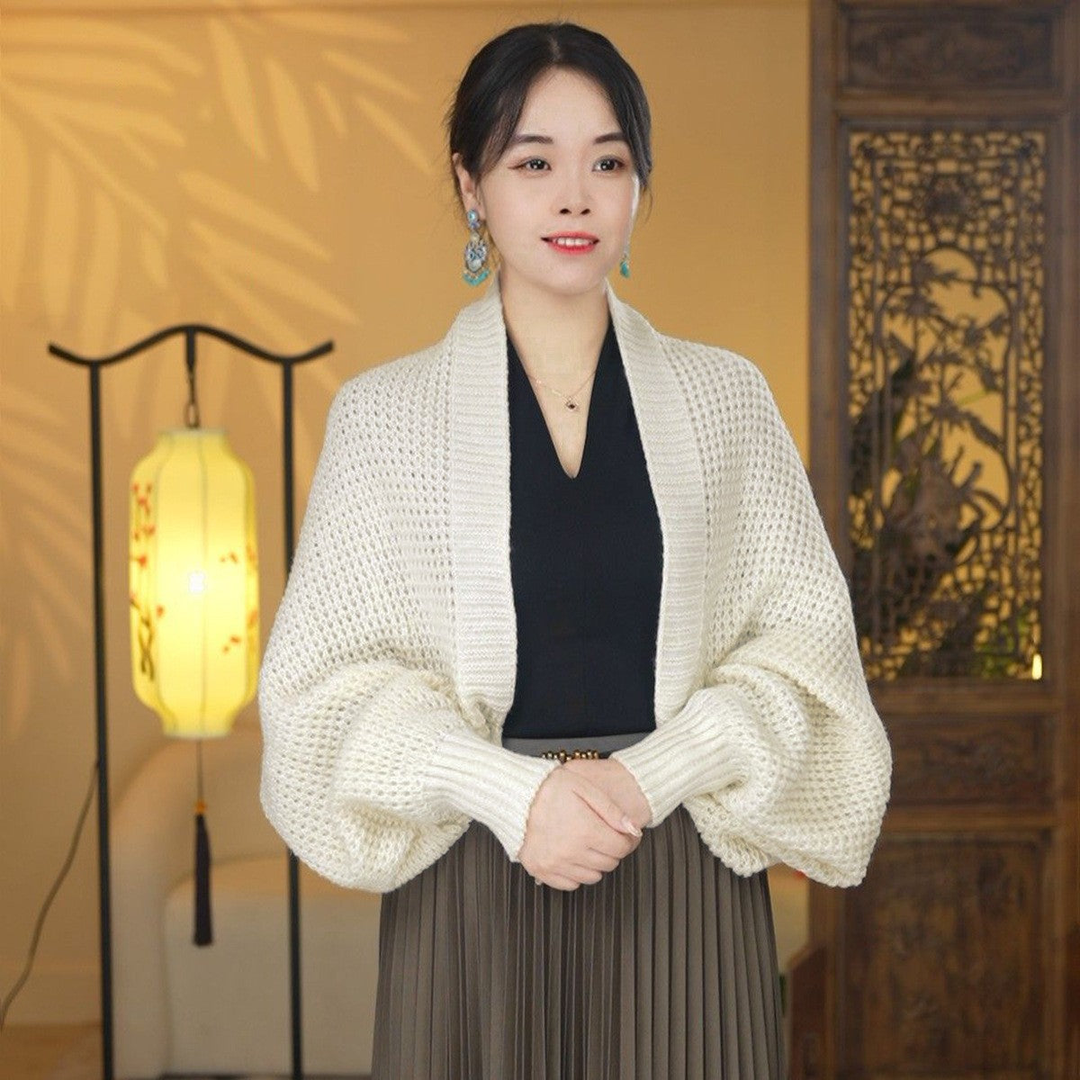 Seraphina Tassel Accent Loose Shawl